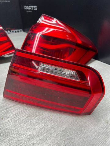 15-18 BMW F30 320 330 F80 M3 LCI Rear Tail Lights Taillights Set OEM