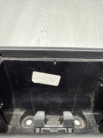 BMW 01-06 E46 325 330 M3 CENTER CONSOLE REAR STORAGE ASHTRAY ROLLUP TRAY BLACK