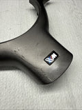 OEM 01-06 BMW E46 M3 Lower Steering Wheel Trim Cover Plate Titan Shadow Grey