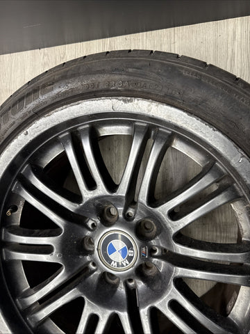 01-06 BMW E46 M3 Factory Rear 18x9 M Double Spoke Alloy Style 67 Wheel 18" OEM