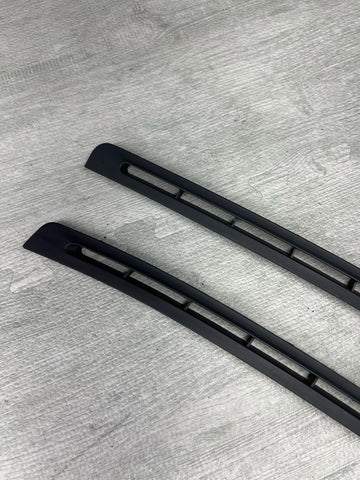 91-98 BMW 3 Series E36 M3 Dashboard Air Vents Strips Pair GENUINE 1977223 Grey