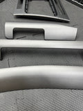 01-06 BMW E46 M3 Convertible Interior Armrests Trim Set Titan Shadow Grey Gray