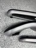 01-06 BMW E46 M3 Convertible Interior Armrests Trim Set Brushed Aluminum