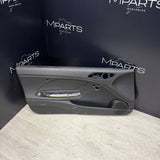 01-06 BMW E46 M3 FRONT DRIVER LEFT SIDE DOOR PANEL CARD BLACK OEM