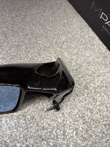 95-99 BMW E36 M3 Coupe Left Driver Door Side Mirror OEM Cosmo Black