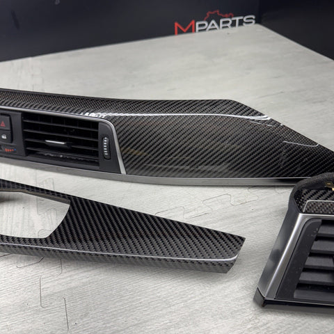 15-20 OEM BMW F80 M3 F82 M4 Carbon Fiber Interior Trim Console Vent *Notes*