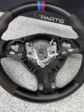 BMW Steering Wheel 01-06 E46 M3 Stock SMG Rewrapped Tri Color Stripe
