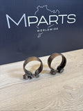 Genuine BMW Exhaust Clamps Midpipe to Rear Muffler 08-13 E90 E92 E93 M3 S65