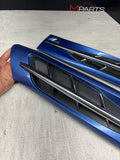 1998-2002 BMW Z3M FRONT FENDER HOOD VENTS GRILLES OEM 51132492960 ESTORIL BLUE