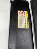 96-99 BMW E36 M3 CONVERTIBLE SET FRONT SUN VISORS BLACK OEM