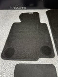 Genuine 01-06 BMW E46 M3 Convertible Carpets Floor Mats Black Front & Rear