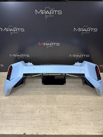 (PICKUP ONLY) 23-24 OEM BMW G87 M2 REAR Bumper Cover Trim w/ PDC Blue 4k *Scuff*