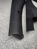 01-06 BMW E46 M3 Convertible Rear Top Lateral Trim Panel Pair Black OEM *notes*