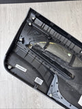 01-06 BMW E46 M3 PASSENGER RIGHT SIDE DOOR PANEL CARD DOVE GREY GRAY OEM