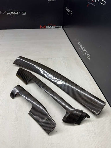BMW E46 M3 01-06 Carbon Fiber Interior Trim Dashboard Dash Board Set *Notes*