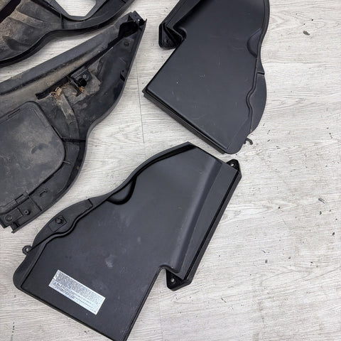 BMW E90 E92 E93 M3 08-13 Front Cabin Micro Filter Housings Covers Set *Tab*