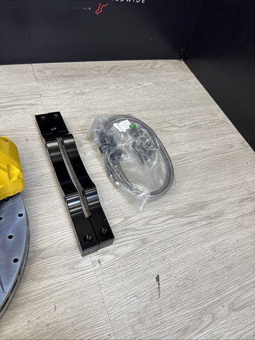 01-06 BMW E46 M3 BREMBO Big Brake Kit Yellow Calipers Rotors Set NEW Plug Play