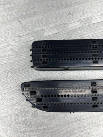 01-06 BMW E46 M3 Left Right Fender Vent Grilles Grills Trims Matte Black