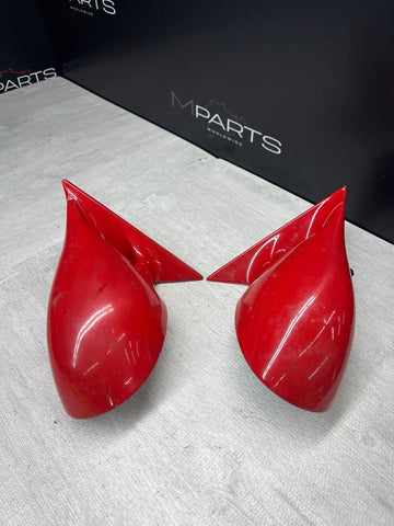 95-99 BMW E36 M3 Coupe Side Mirrors Pair Red