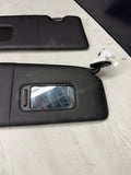 14-21 OEM BMW F22 F87 M235 M2 Interior Sun Visors Leather Black Pair Set