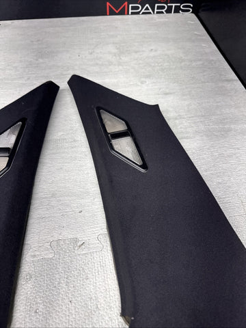 94-99 BMW E36 COUPE 318I 323I 325I M3 REAR LEFT & RIGHT C PILLAR TRIM BLACK