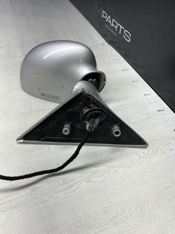 01-06 BMW E46 M3 Left Driver Side View Mirror Titanium Silver *Broken