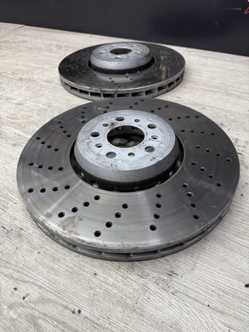OEM 18-24 BMW F97 G01 G02 X3M FRONT BRAKE DRILLED DISCS ROTORS