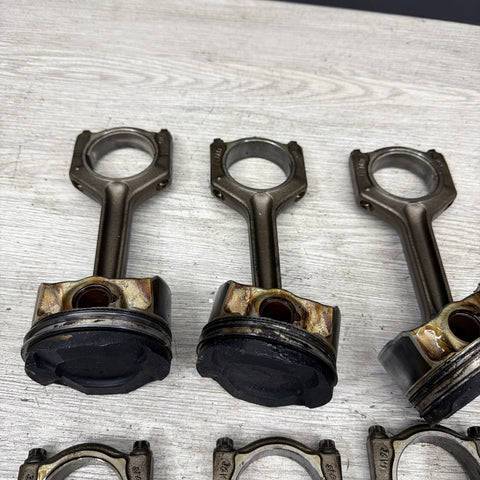 BMW OEM E36 M3 S52 PISTONS CONNECTING RODS SET 11251405702 11241247175