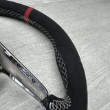 PORSCHE 991 GT3 991.2 GT 3 RS 997.2 BLK LEATHER PDK SHIFT STERRING WHEEL RED TOP