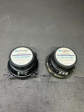 BLAUPUNKT GTX401 4” 4 Way 80W 4 Ohm 90db Coaxial Speakers Pair + Grilles