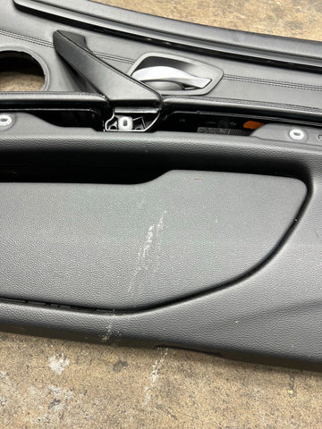 08-13 BMW E92 M3 Original Black Interior Front Right Passenger Door Card Panel