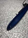 01-03 BMW E46 M3 Coupe Trunk Lid Grip Key Deck Handle Topaz Blue *Crack*