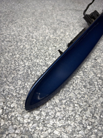 01-03 BMW E46 M3 Coupe Trunk Lid Grip Key Deck Handle Topaz Blue *Crack*