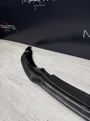BMW F80 M3 F82 F83 M4 15-20 V Style Carbon Fiber Front Bumper Lip Splitter