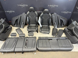 20-25 BMW F97 X3M Original Black Front Rear Door Interior Seats Complete *Rail