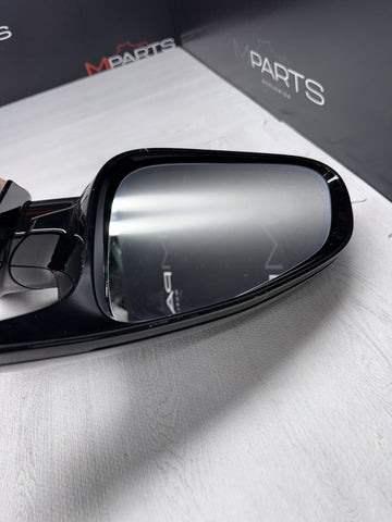 15-20 BMW F82 F83 M4 LEFT MIRROR / CAMERA / NO LANE ASSIST / SAPPHIRE BLACK