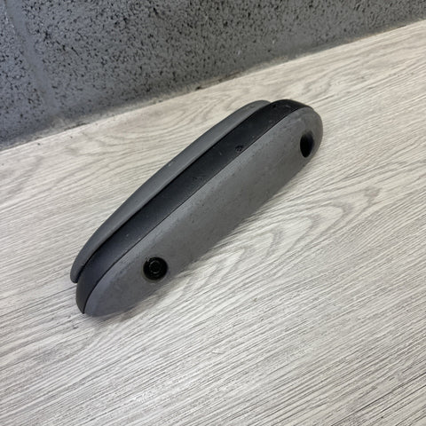 01-06 BMW OEM E46 M3 Titan Shadow Gray Vert Trim Armrest + Pad Left Driver Rear