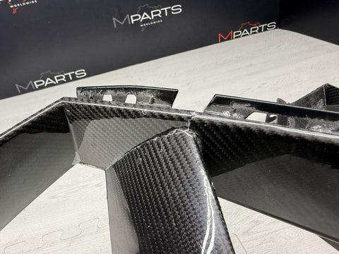21-26 BMW G80 G82 G83 M3 M4 Carbon Fiber Air Ducts Scoops Vents Set OEM *Cracks