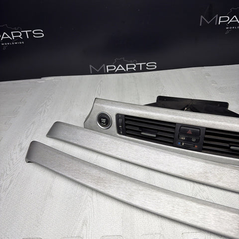 08-13 OEM BMW E92 E93 M3 Brushed Aluminum Interior Trim Dash Panels Set *Tabs