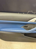 BMW 21-26 G82 G83 M4 Coupe Front Left Driver Side Door Panel Fjords Blue