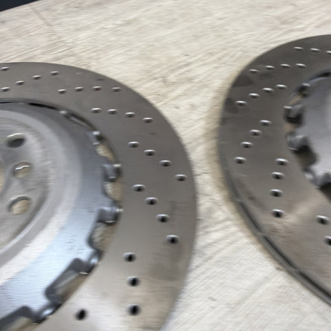 SHW / REFURBISHED 13-17 BMW F06 F10 F12 F13 M5 M6 REAR BRAKE DISCS ROTORS