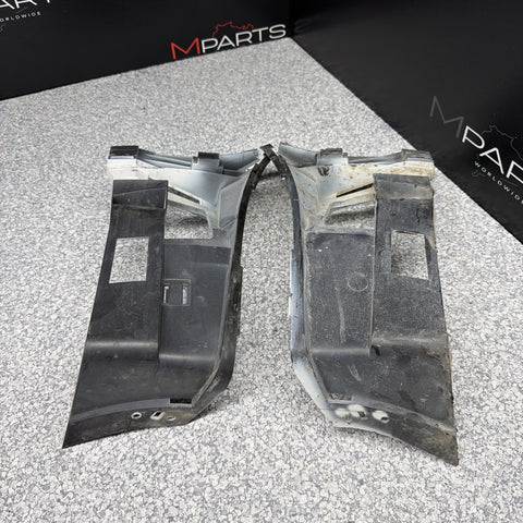 01-06 BMW E46 M3 FRONT BUMPER COVER GUARDS BRACKETS 2695247