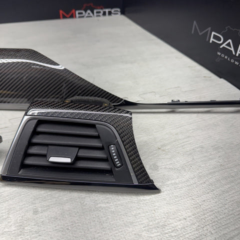 15-20 OEM BMW F80 M3 F82 M4 Carbon Fiber Interior Trim Console Vent *Notes*