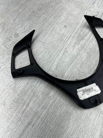 08-13 BMW E90 E92 E93 M3 Lower Steering Wheel Trim Cover Plate Black