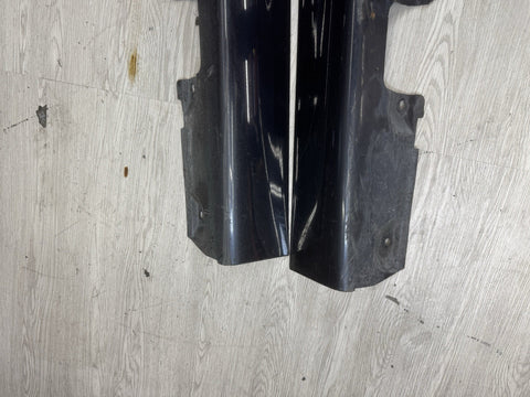 01-06 BMW E46 M3 Rocker Panel Side Skirts OEM Carbon Black