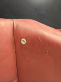 BMW 01-06 E46 M3 Convertible Rear Seat Back Rest Imola Red Leather Backrest