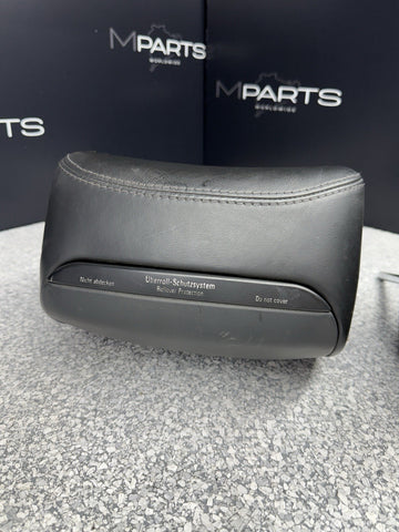 2001-2006 BMW E46 M3 Convertible Black Rear Headrests Head Rests Pair