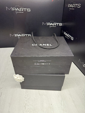 CHANEL 25 Small Black Purse Bag Box