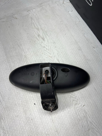 01-06 BMW E46 M3 Rearview Rear View Oval Mirror *Damage