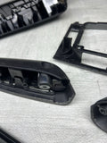 01-06 BMW E46 M3 Convertible Interior Armrests Trim Set Titan Shadow Grey